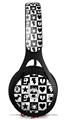 WraptorSkinz Skin Decal Wrap compatible with Beats EP Headphones Goth Punk Checkers Skin Only HEADPHONES NOT INCLUDED