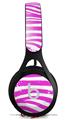WraptorSkinz Skin Decal Wrap compatible with Beats EP Headphones Grunge RJ Zebra Pink Skin Only HEADPHONES NOT INCLUDED