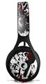 WraptorSkinz Skin Decal Wrap compatible with Beats EP Headphones Baja 0018 Red Dark Skin Only HEADPHONES NOT INCLUDED