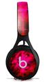 WraptorSkinz Skin Decal Wrap compatible with Beats EP Headphones Cubic Shards Red Skin Only HEADPHONES NOT INCLUDED