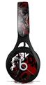 WraptorSkinz Skin Decal Wrap compatible with Beats EP Headphones Baja 0003 Red Dark Skin Only HEADPHONES NOT INCLUDED