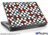 Laptop Skin (Medium) - Locknodes 05 Red Dark
