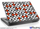 Laptop Skin (Medium) - Locknodes 05 Red