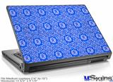 Laptop Skin (Medium) - Gothic Punk Pattern Blue