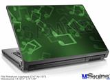 Laptop Skin (Medium) - Bokeh Music Green