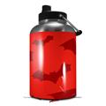 Skin Decal Wrap for 2017 RTIC One Gallon Jug Deathrock Bats Red (Jug NOT INCLUDED) by WraptorSkinz