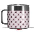 Skin Decal Wrap for Yeti Coffee Mug 14oz Kearas Daisies Diffuse Glow Pink - 14 oz CUP NOT INCLUDED by WraptorSkinz