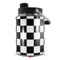 Skin Decal Wrap for Yeti Half Gallon Jug Checkers White - JUG NOT INCLUDED by WraptorSkinz