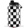 Skin Decal Wrap for Yeti 1 Gallon Jug Checkers White - JUG NOT INCLUDED by WraptorSkinz