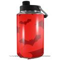Skin Decal Wrap for Yeti 1 Gallon Jug Deathrock Bats Red - JUG NOT INCLUDED by WraptorSkinz