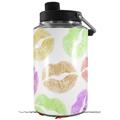 Skin Decal Wrap for Yeti 1 Gallon Jug Rainbow Lips White - JUG NOT INCLUDED by WraptorSkinz