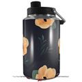 Skin Decal Wrap for Yeti 1 Gallon Jug Poppy Orange Navy - JUG NOT INCLUDED by WraptorSkinz
