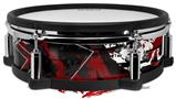 Skin Wrap works with Roland vDrum Shell PD-128 Drum Baja 0003 Red Dark (DRUM NOT INCLUDED)