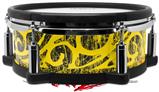 Skin Wrap works with Roland vDrum Shell PD-108 Drum Folder Doodles Yellow (DRUM NOT INCLUDED)