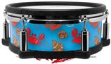 Skin Wrap works with Roland vDrum Shell PD-108 Drum Crabs and Shells Blue Medium (DRUM NOT INCLUDED)