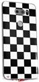 Skin Decal Wrap for LG V30 Checkers White