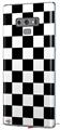 Decal style Skin Wrap compatible with Samsung Galaxy Note 9 Checkers White