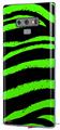 Decal style Skin Wrap compatible with Samsung Galaxy Note 9 Zebra Green