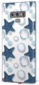 Decal style Skin Wrap compatible with Samsung Galaxy Note 9 Starfish and Sea Shells White