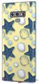 Decal style Skin Wrap compatible with Samsung Galaxy Note 9 Starfish and Sea Shells Yellow Sunshine