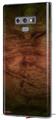 Decal style Skin Wrap compatible with Samsung Galaxy Note 9 Exotic Wood Waterfall Bubinga Burst Tropical Green