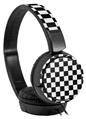 Decal style Skin Wrap for Sony MDR ZX110 Headphones Checkers White (HEADPHONES NOT INCLUDED)