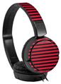 Decal style Skin Wrap for Sony MDR ZX110 Headphones Stripes Red (HEADPHONES NOT INCLUDED)