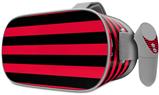 Decal style Skin Wrap compatible with Oculus Go Headset - Stripes Red (OCULUS NOT INCLUDED)