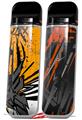 Skin Decal Wrap 2 Pack for Smok Novo v1 Baja 0040 Orange VAPE NOT INCLUDED
