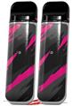 Skin Decal Wrap 2 Pack for Smok Novo v1 Jagged Camo Hot Pink VAPE NOT INCLUDED