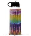 Skin Wrap Decal compatible with Hydro Flask Wide Mouth Bottle 32oz Tie Dye Purple Gears (BOTTLE NOT INCLUDED)