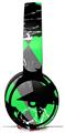 WraptorSkinz Skin Skin Decal Wrap works with Beats Solo Pro (Original) Headphones SceneKid Green Skin Only BEATS NOT INCLUDED