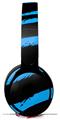 WraptorSkinz Skin Skin Decal Wrap works with Beats Solo Pro (Original) Headphones Zebra Blue Skin Only BEATS NOT INCLUDED