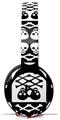WraptorSkinz Skin Skin Decal Wrap works with Beats Solo Pro (Original) Headphones Skull And Crossbones Pattern Bw Skin Only BEATS NOT INCLUDED