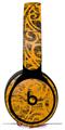 WraptorSkinz Skin Skin Decal Wrap works with Beats Solo Pro (Original) Headphones Folder Doodles Orange Skin Only BEATS NOT INCLUDED