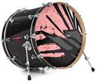 Decal Skin works with most 26" Bass Kick Drum Heads Baja 0040 Pink - DRUM HEAD NOT INCLUDED