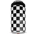 WraptorSkinz Skin Decal Wrap compatible with Yeti 16oz Tall Colster Can Cooler Insulator Checkers White (COOLER NOT INCLUDED)