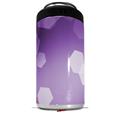 WraptorSkinz Skin Decal Wrap compatible with Yeti 16oz Tall Colster Can Cooler Insulator Bokeh Hex Purple (COOLER NOT INCLUDED)