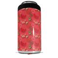 WraptorSkinz Skin Decal Wrap compatible with Yeti 16oz Tall Colster Can Cooler Insulator Crabs and Shells Coral (COOLER NOT INCLUDED)