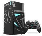 WraptorSkinz Skin Wrap compatible with the 2020 XBOX Series X Console and Controller Baja 0023 Neon Teal (XBOX NOT INCLUDED)