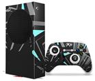 WraptorSkinz Skin Wrap compatible with the 2020 XBOX Series S Console and Controller Baja 0023 Neon Teal (XBOX NOT INCLUDED)