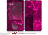 Bokeh Music Hot Pink - Decal Style skin fits Zune 80/120GB  (ZUNE SOLD SEPARATELY)
