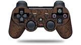 Sony PS3 Controller Decal Style Skin - Folder Doodles Chocolate Brown (CONTROLLER NOT INCLUDED)