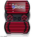 Stripes Red - Decal Style Skins (fits Sony PSPgo)