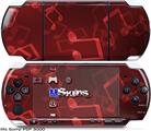 Sony PSP 3000 Skin - Bokeh Music Red