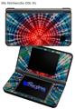 Tie Dye Bulls Eye 100 - Decal Style Skin fits Nintendo DSi XL (DSi SOLD SEPARATELY)