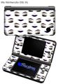 Face Dark Purple - Decal Style Skin fits Nintendo DSi XL (DSi SOLD SEPARATELY)