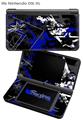 Baja 0003 Royal Blue - Decal Style Skin fits Nintendo DSi XL (DSi SOLD SEPARATELY)