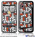 HTC Droid Incredible Skin - Locknodes 04 Red
