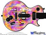 Guitar Hero III Wii Les Paul Skin - Tie Dye Pastel